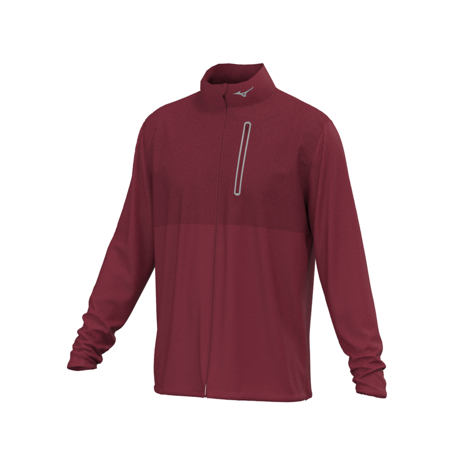 Mizuno Mizuno Melange Reflect Jacket Burgundy
